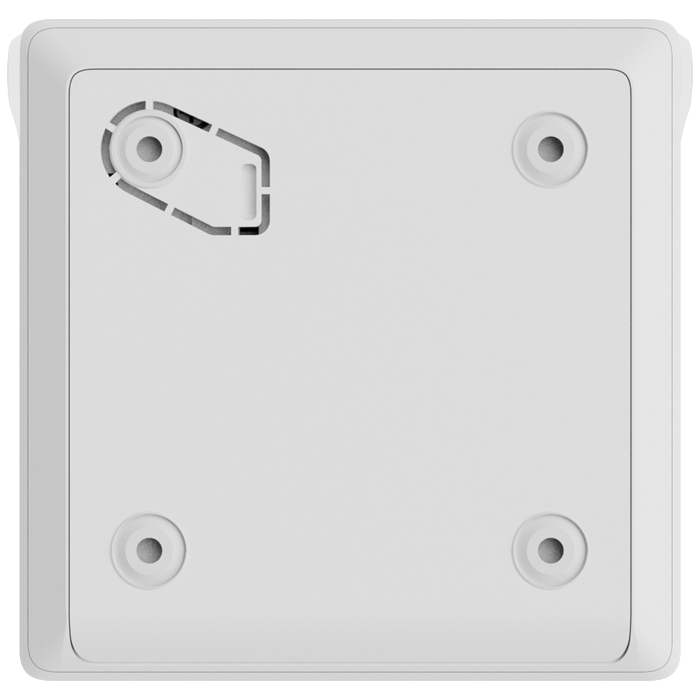 Botón manual de alarma de incendio blanco - Inalámbrico 868 MHz Jeweller - Botón alarma incendio o activador de escenarios - Compatible con función de alarma interconectada - Transmisión de alarmas a CRA (configurable) - Alimentación 2 pilas CR123A