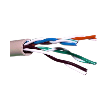 Cable UTP Safire - Categoría 5E - Bobina de 305 metros | Diámetro 5 mm - Conductor CCA - Cubierta gris - Certificado ISO/IEC11801, TIA-568-C.2, YD/T1019