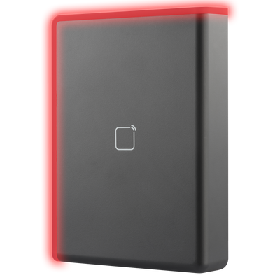 Lector de acceso - Acceso mediante tarjeta MF - Indicador LED y acústico - Wiegand 26/34 | RS485 - Compatible con Safire - Apto para exterior IP65