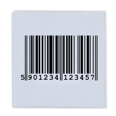 Protezione elettronica antitaccheggio EAS - Tecnologia RF 8.2 MHz - Etichetta morbida con adesivo - Dimensioni: 40 (H) x 40 (I) mm - Compatibile con antenne RF - Adatto a tutti i tipi di negozi