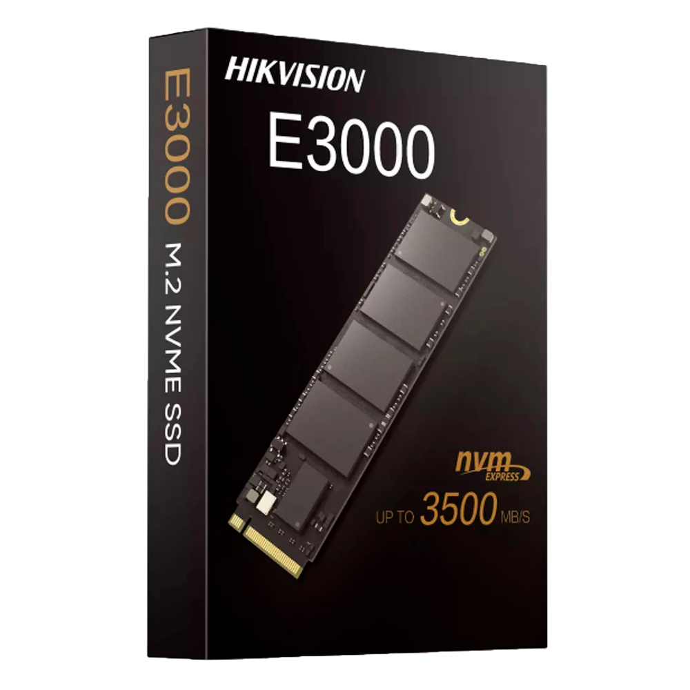 Hikvision SSD hard disk - 2 TB capacity - M2 NVMe interface - Writing speed up to 3137 MB/s - Long life - Ideal for small servers or PCs