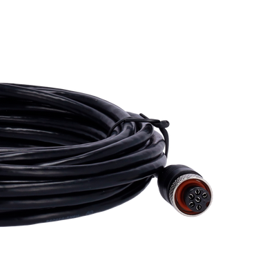 Streamax - IP PON Camera Cable - M12 Aviation Type Connector - 6 Pin - 11m Length - Male - Female