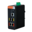 Switch PoE X-Security Carril DIN - 2 puertos PoE RJ45 + 2 SFP - Velocidad 10/100/1000 Mbps - 90W puertos 1-2 / Potencia Total Máxima 120W - PoE / PoE+ / Hi-PoE / Hasta 250m / PoE Watchdog - VLAN/STP/RSTP/ERPS/LACP/StaticLAG/IGMP Snooping