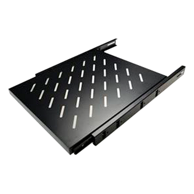 Bandeja rack - Deslizante - Tamaño máximo 280 mm x 450 mm - Anclajes laterales - Rejillas de ventilación