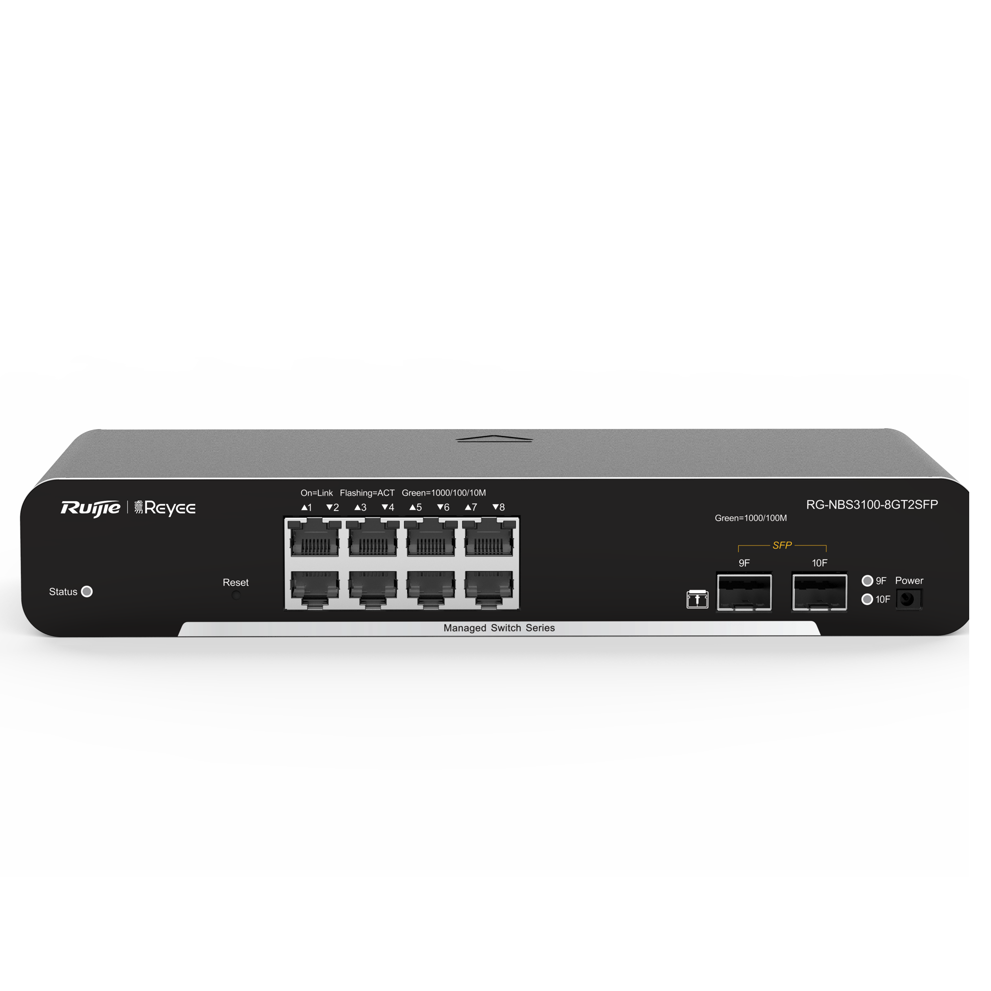 Reyee Switch Cloud Layer 2 - 8 porte Gigabit+ 2 SFP Gigabit - Velocità ...