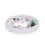 Base a basso profilo con relè - Fino a 12VDC 0.5A / Terminale NO/NC/C - Compatibile con rilevatori V2 e a base alta - Necessario per l'installazione del rilevatore - Montaggio semplice - Possibilità di bloccare il rilevatore alla base - Compatibile con le