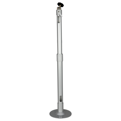 Soporte para cámara - Extensible 39,5~59,5 cm - Bola de rotación 360º - Ojales para sección de cable - Resistencia de carga 10 Kg - Diámetro base 12 cm