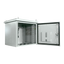 Armadio rack a parete - Fino a 9U rack da 19" - Fino a 100 Kg di carico - Con griglie di ventilazione e passacavi - Grado di protezione IP65 - 8 Ingressi per cablaggio