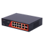 Safire Switch Hi-PoE - 8 puertos PoE + 2 SFP + 2 RJ45 - Velocidad de puertos Gigabit 10/100/1000Mbps - 6 Puertos PoE+ 30W + 2 Puertos Hi-PoE 60W - PoE Watchdog - Hasta 120W Potencia PoE total