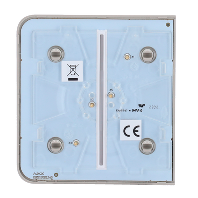 Ajax - LightSwitch SideButton - Pannello tattile per doppio interruttore della luce - Compatibile con AJ-LIGHTCORE-2G - Retroilluminazione a LED - Pannello tattile laterale senza contatto - Colore oliva - Innowatt