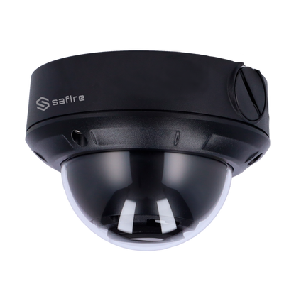 Cámara domo IP de 4 megapíxeles - Sensor CMOS de barrido progresivo de 1/3" - Lente motorizada varifocal de 2,8~12 mm - LED IR Alcance de 30 m - Compresión H.265+ - PoE (802.3af)
