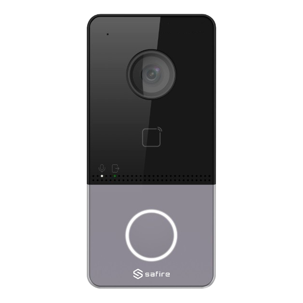WiFi IP video intercom - 2 Mp camera | Two-way audio - Opening with MF card - Mobile APP with or without Monitor - Power supply via Standard PoE - Surface mounting