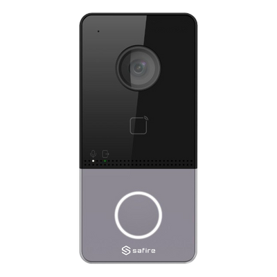 WiFi IP video intercom - 2 Mp camera | Two-way audio - Opening with MF card - Mobile APP with or without Monitor - Power supply via Standard PoE - Surface mounting