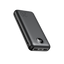 VEGER - Ultra thin power bank - 20000mAh (74Wh) capacity - 20W fast charging - Micro USB, USB-C inputs, 2 USB-A outputs - LCD screen