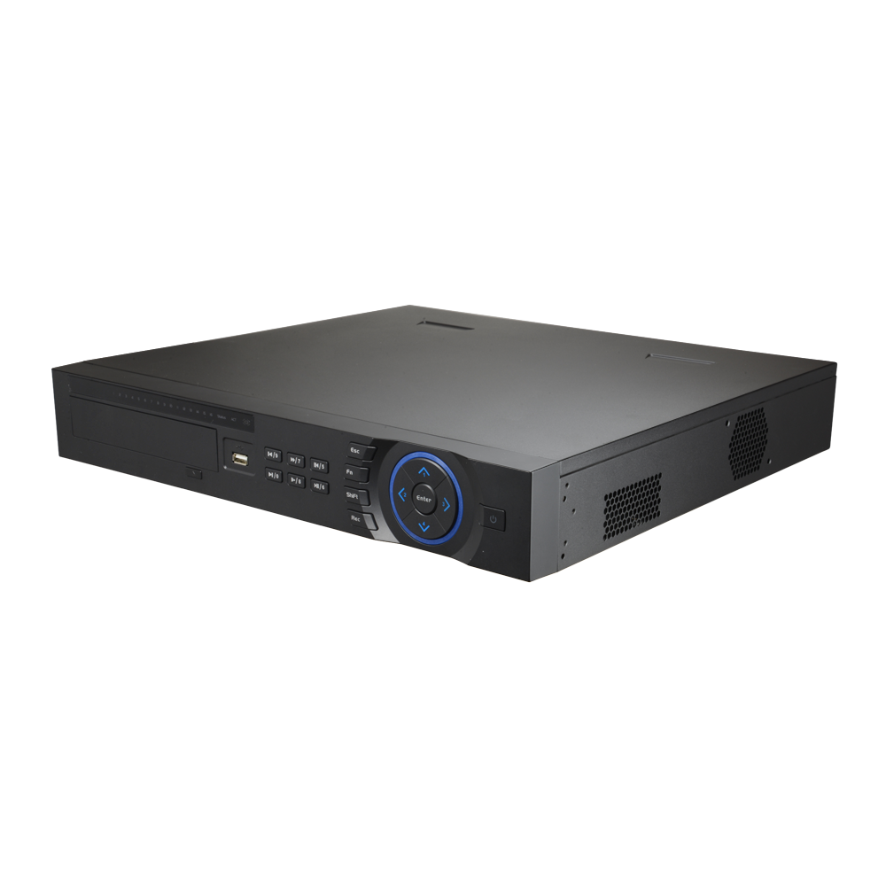HDCVI digital video recorder - 4 CH HDCVI / 4 CH audioP - 1080P (12FPS) /720p (25FPS) - Alarm In/Out - VGA, HDMI Full HD output - Admits 2 hard drives
