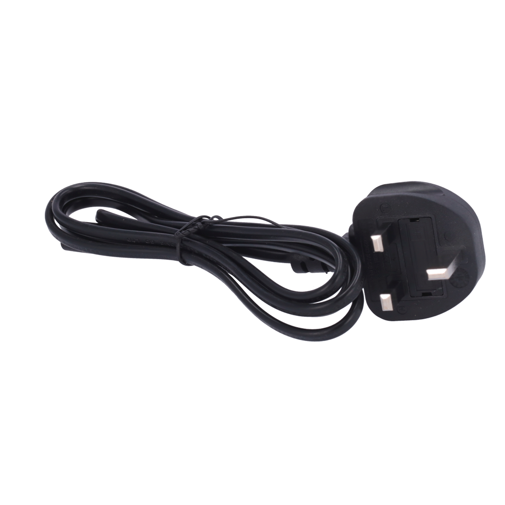 Cavo per collegare - Connettore QT2 - Compatibile con spine inglesi 3 PINES - Fusibile di protezione - 250VAC / 13A MAX - 140cm lungo - Innowatt