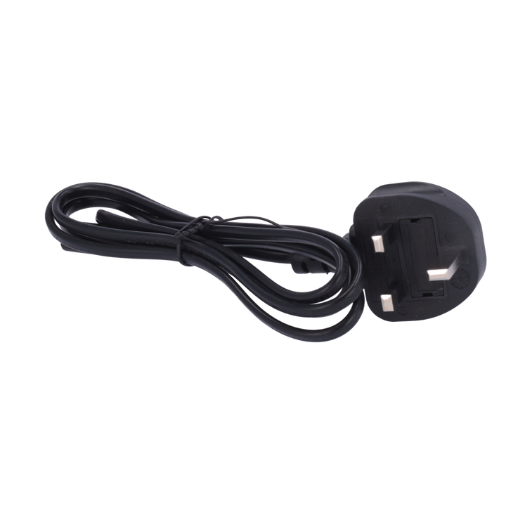 Cable to connect - QT2 connector - Compatible with 3 PINES UK plugs - Protection fuse - 250VAC / 13A MAX - 140cm long