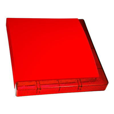 Sirena per esterni anti incendio - Certificato EN 54-3 - Pressione sonora massima 92 dBA - Flash di 1 segnalizzazione barra LED - Luce rossa - Alimentazione 24VDC