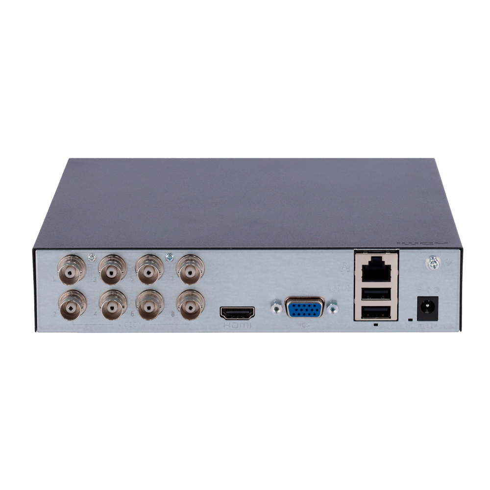 5n1 Video Recorder - Uniarch - 8 CH HDTVI / HDCVI / AHD / CVBS + 2 extra IP - Audio - Supports 1 hard disk up to 6TB