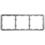 Telaio per tre interruttori - Compatibile con 2 x AJ-SIDEBUTTON - Compatibile con 1 x AJ-CENTERBUTTON - Innowatt