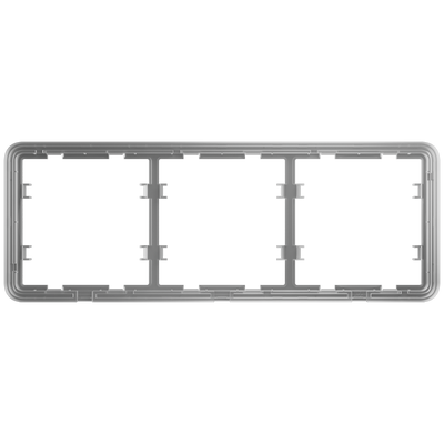 Telaio per tre interruttori - Compatibile con 2 x AJ-SIDEBUTTON - Compatibile con 1 x AJ-CENTERBUTTON - Innowatt