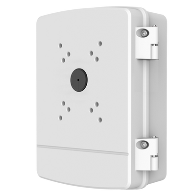Junction box - For motorized dome cameras - For outdoor use - Roof or wall installation - White color - Cable pin