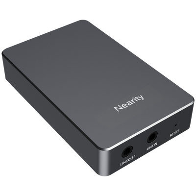 Nearity Dispositivo per conferenze - Conversione bidirezionale  - Design compatto - Connettore jack di ingresso e uscita 3.5mm - Perfetto per aggiungere AW-A11 o AW-A20 alla propria conferenza - Plug &amp; Play - Innowatt