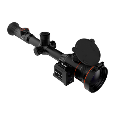 ThermEye ARES360-LRF - Visor térmico
 - Resolución 384x288 píxeles, Sensor 12µm - Lente 20/60mm, 1,8X / 5,5X aumentos - Shutterless (Tecnología sin obturador)
 - Color negro