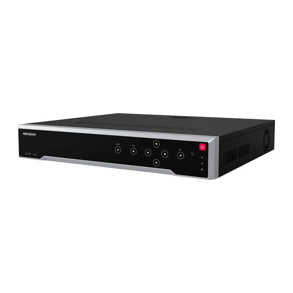 Hikvision - Gamma PRO - Videoregistratore NVR 32 CH IP - Risoluzione massima 32 Mp - Larghezza di banda 256 Mbps | Allarmi | Audio - Supporta 4 hard disk | POS