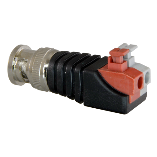 Safire - Conector BNC macho de fácil conexión - Salida +/ de 2 terminales - 40 mm (Fo) - 13 mm (An) - 12 g
