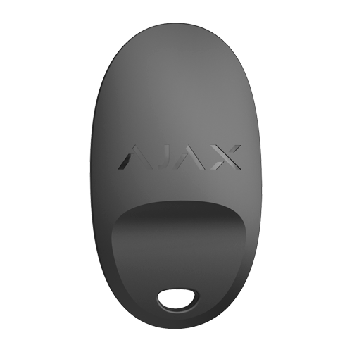 Ajax - Alloggiamento per telecomando - AJ-SPACECONTROL-B - Facile installazione - Plastica ABS - Colore nero