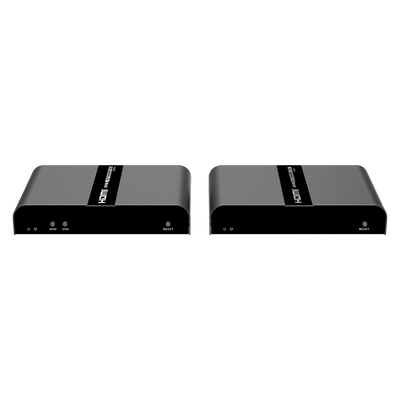 HDMI Extender with KVM - Transmitter and receiver - Distance 100 m - Over Cat 7 UTP cable - Up to 4K@30Hz - DC 5 V power supply
