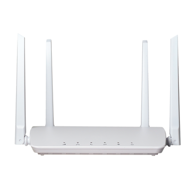 Router 4G Cat4 150Mbps Descarga 50Mbps Subida - Puerto RJ45 10/100MBps - Interfaz Wi-Fi 2.4GHz 802.11 b/g/n - Ranura tarjeta Nano SIM - Leds indicadores de actividad - Antenas LTE y Wi-Fi externas