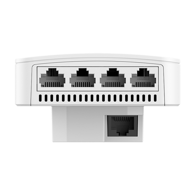 Reyee - Wi-Fi 5 Omnidirectional AP - 2.4 and 5 GHz frequencies - Transmission speeds up to 1267 Mbps - Integrated 4-port Gigabit switch - Installation in mechanism boxes