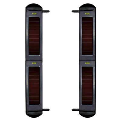 Rivelatore a raggi infrarossi - Completamente wireless | 4 raggi - Portata del segnale fino a 1000m - Distanza max. di rilevamento 100m - Regolazione automatica contro le interferenze - Alimentazione batteria 3.3V interna