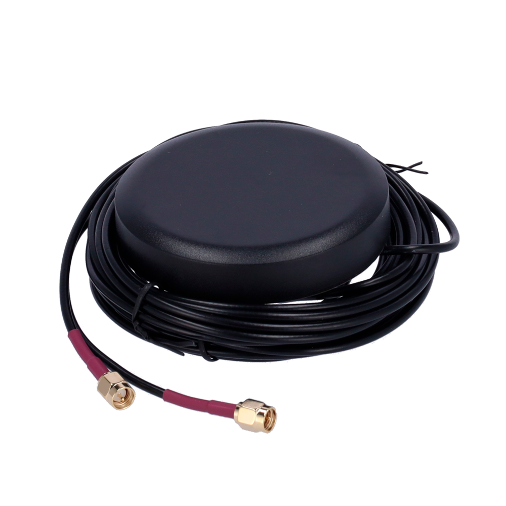 Teltonika - 4G roof antenna for vehicles - Frequency 698-960 and 1710-2690MHz - Male SMA connector - Impedance 50 ohm - RG174 cable 3 meters long