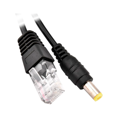 Iniettore e Splitter PoE passivo - Richiede l'utilizzo della coppia inclusa - Ingresso e uscita fino a 48 V - Connettori RJ45 e connettore di alimentazione - Fino a 100 metri UTP - Colore nero