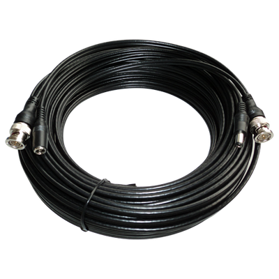 Cable combinado RG59+DC - Conector BNC - 10 metros - Vídeo - Alimentación - Bajas pérdidas