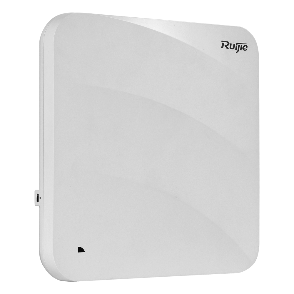 Ruijie - AP Omnidireccional Wi-Fi 6 Alta Densidad - Doble Banda 2.4 y 5 GHz / Ancho de Canal 160MHz - Soporta 802.11a/b/g/n/ac/ax - Velocidad transmisión hasta 5400 Mbps - Antena 2x2: MIMO en 2.4GHz, 4x4 en 5GHz