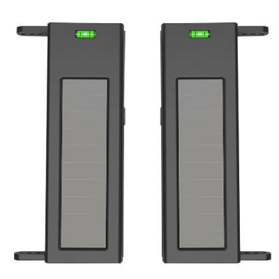 Rivelatore a raggi infrarossi - Completamente wireless | 2 raggi - Portata del segnale fino a 1000m - Distanza max. di rilevamento 60m - Regolazione automatica contro le interferenze - Alimentazione batteria 3.3V interna