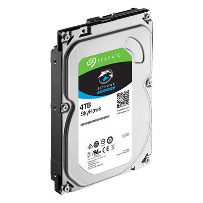 Disco duro Seagate Skyhawk - Capacità 4 TB - Interfaccia SATA 6 GB/s - Modello ST4000VX000 - Speciale per Videoregistratori - Da solo o installato su DVR