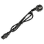 Cavo per collegare - Connettore QT3 - Compatibile con spine di tipo F - 250VAC / 16A MAX - 140cm lungo - Innowatt