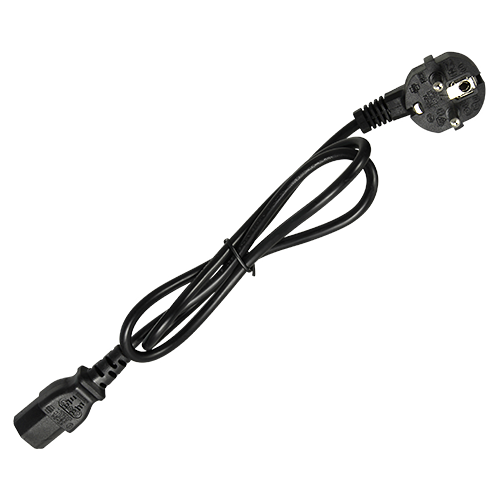 Cavo per collegare - Connettore QT3 - Compatibile con spine di tipo F - 250VAC / 16A MAX - 140cm lungo - Innowatt