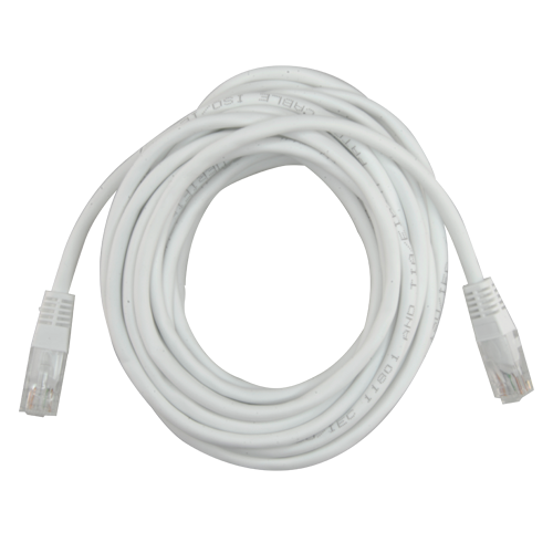 Cavo UTP Safire - Ethernet - Connettori RJ45 - Categoria 5E - 5 m - Colore bianco