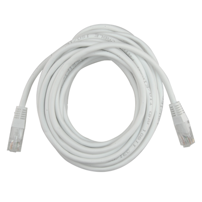 Cable UTP Safire - Ethernet - Conectores RJ45 - Categoría 5E - 5 m - Color blanco
