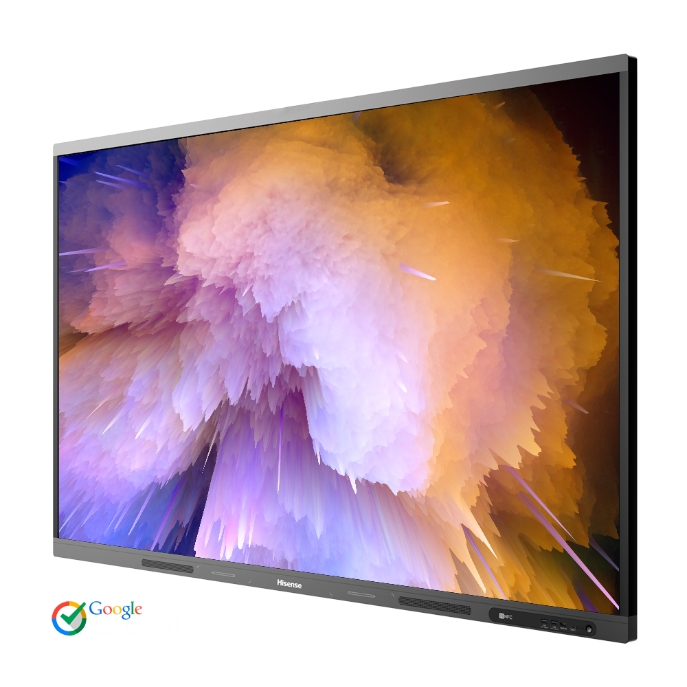 HISENSE 86" 4K interactive panel - 3840x2160 resolution - Google certification - Wireless transmission - Android 13.0 - Integrated speakers