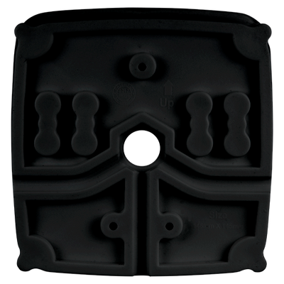 Scatola di giunzione per telecamere dome - Colore nero - Fabbricata in PVC