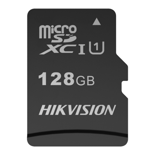 Scheda di memoria Hikvision - Tecnologia TLC - Capacità 128 GB - Classe 10 U1 V30 - Fino a 3000 cicli di scrittura - Adatto per dispositivi di Videosorveglianza