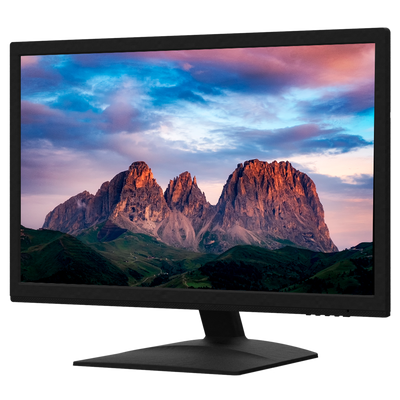 SAFIRE LED HD PLUS 19.5" monitor - Designed for video surveillance - 1600x900 resolution - 16:9 format - Inputs: 1xHDMI, 1xVGA, 1xAudio