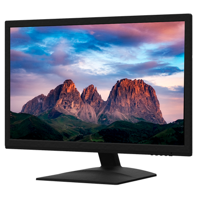 Monitor SAFIRE LED HD PLUS 19,5" - Diseñado para videovigilancia - Resolución 1600x900 - Formato 16:9 - Entradas: 1xHDMI, 1xVGA, 1xAudio